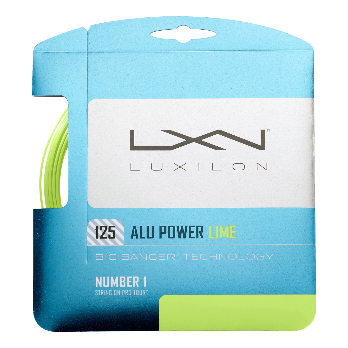 Luxilon Alu Power Výpletová Sada 12,2m-Limetková