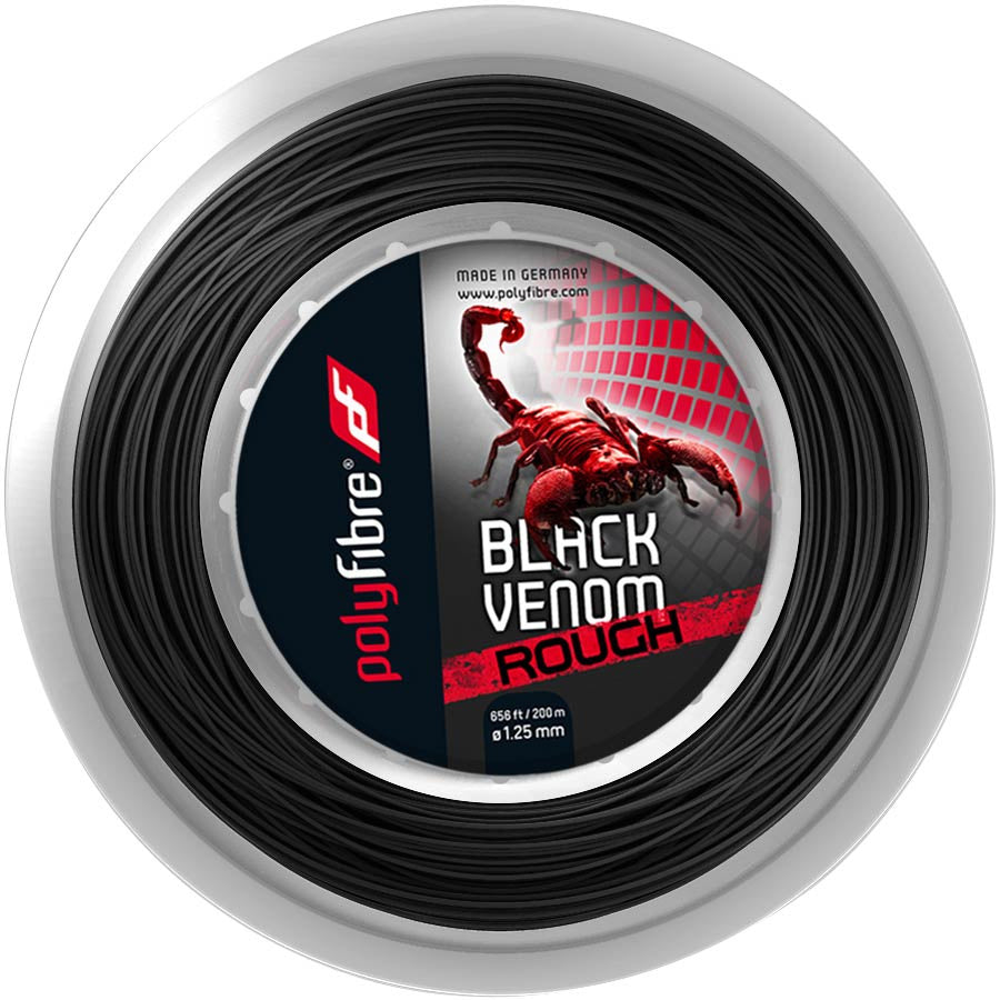 Polyfibre Venom Rough Výplet-Role 200m-Černá