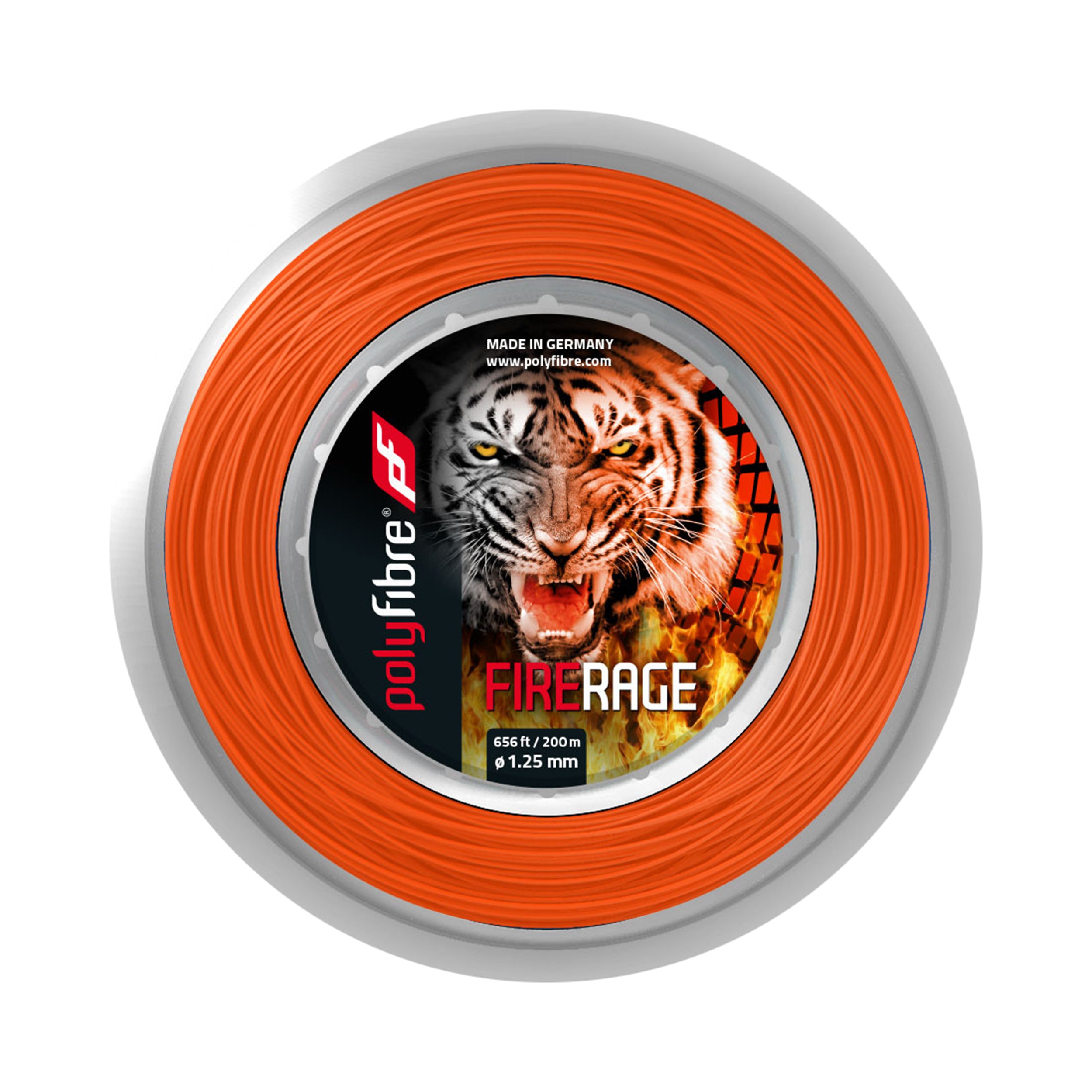 Polyfibre Fire Rage 200m Výplet-Role-Červená