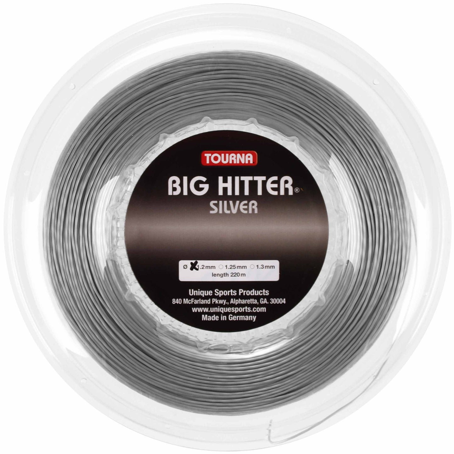 Tourna Big Hitter Výplet-Role 220m-Stříbrná