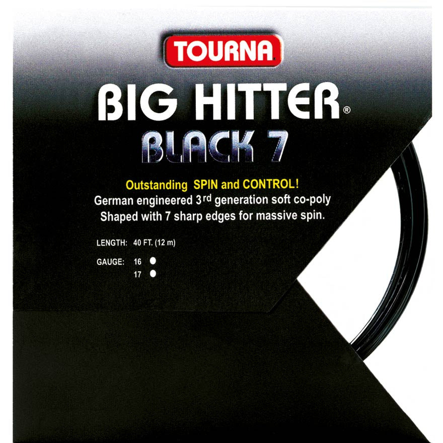 Tourna Tourna Big Hitter 7 Výpletová Sada 12m-Černá