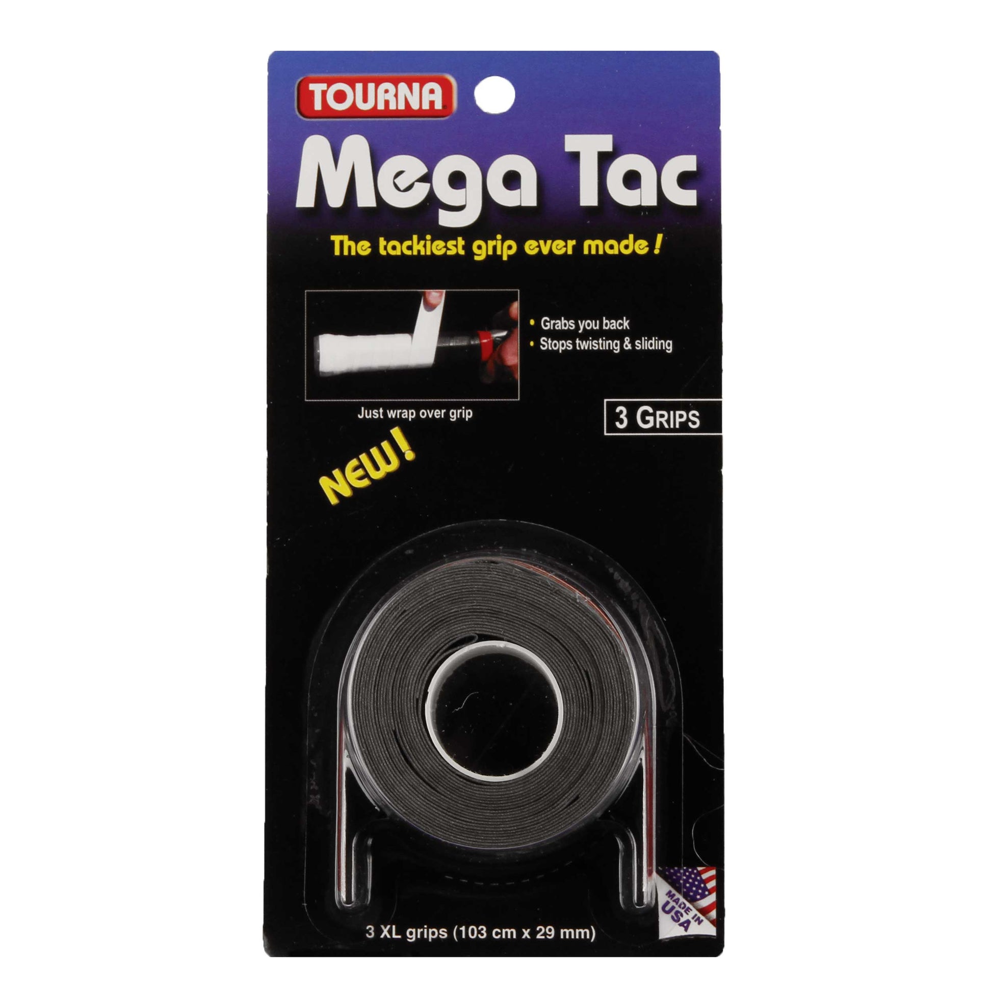 Tourna Mega Tac 3ks V Baleni-Černá