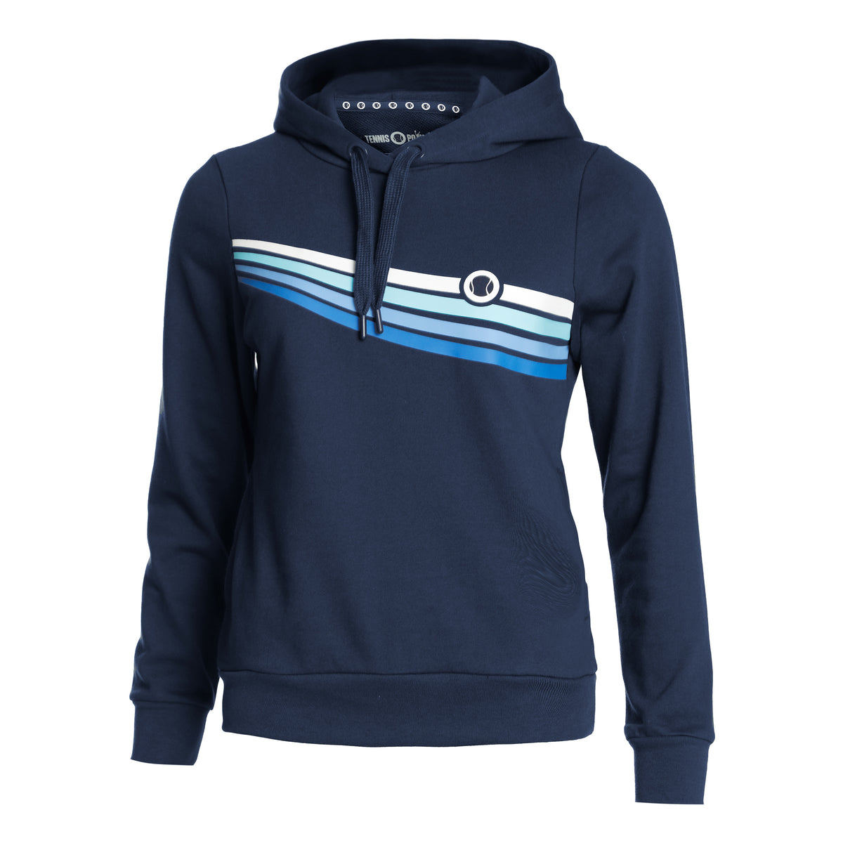 Tennis-Point Hoody Special Edition Dámy-Tmavě Modrá,Vícebarevné