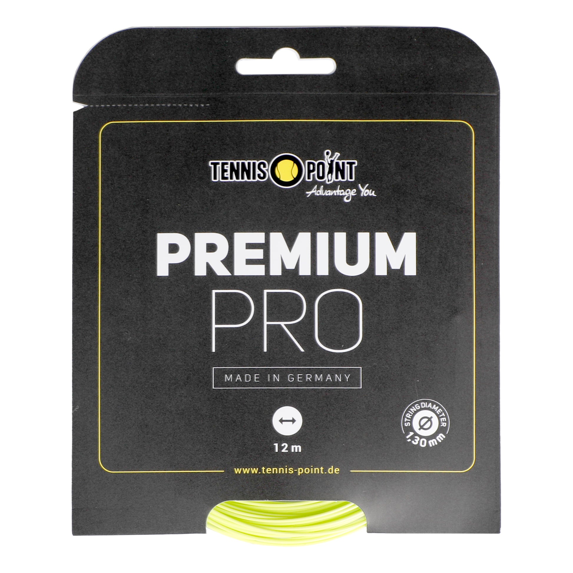 Tennis-Point Premium Pro Výpletová Sada 12m-Limetková