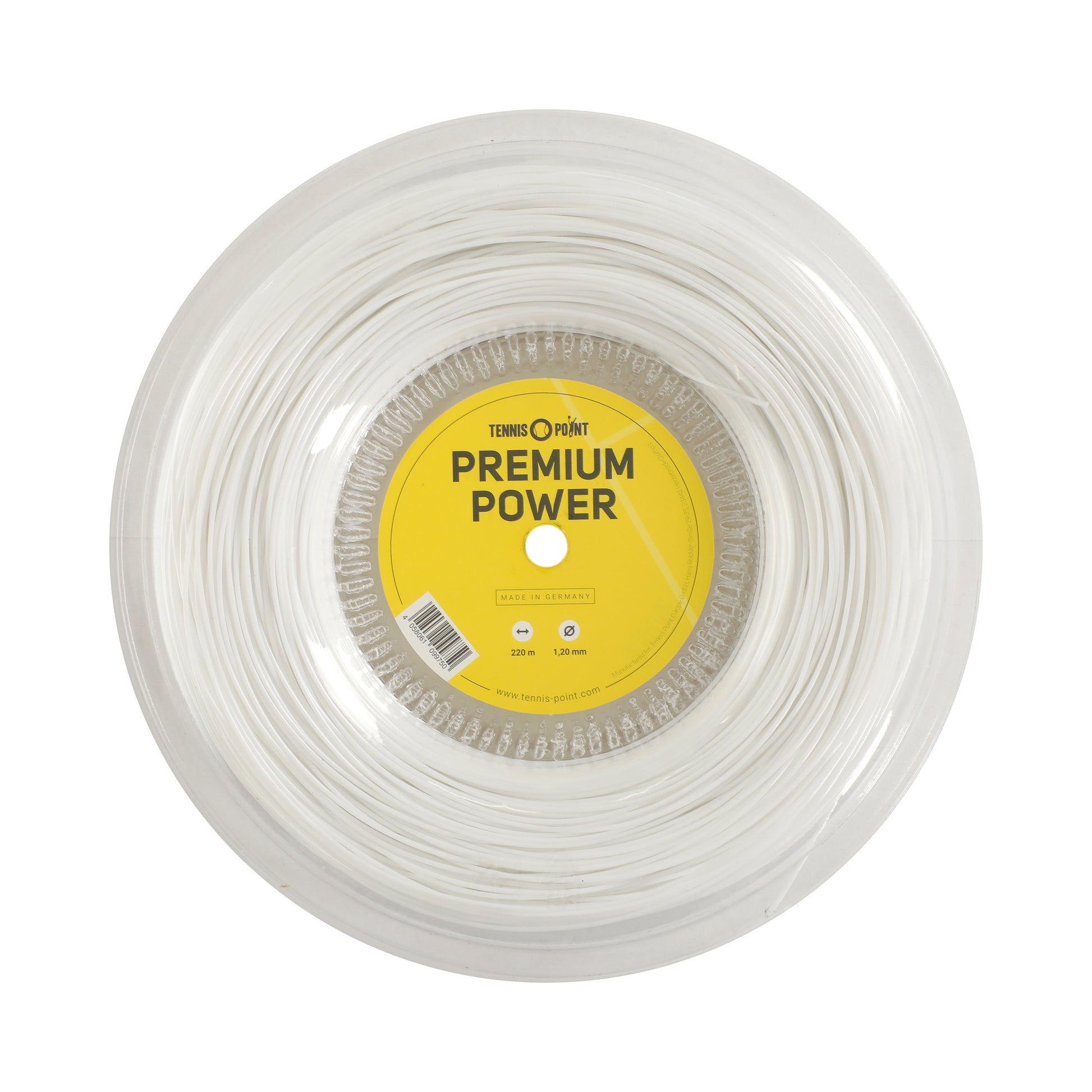 Tennis-Point Premium Power Výplet-Role 220m-Bílá