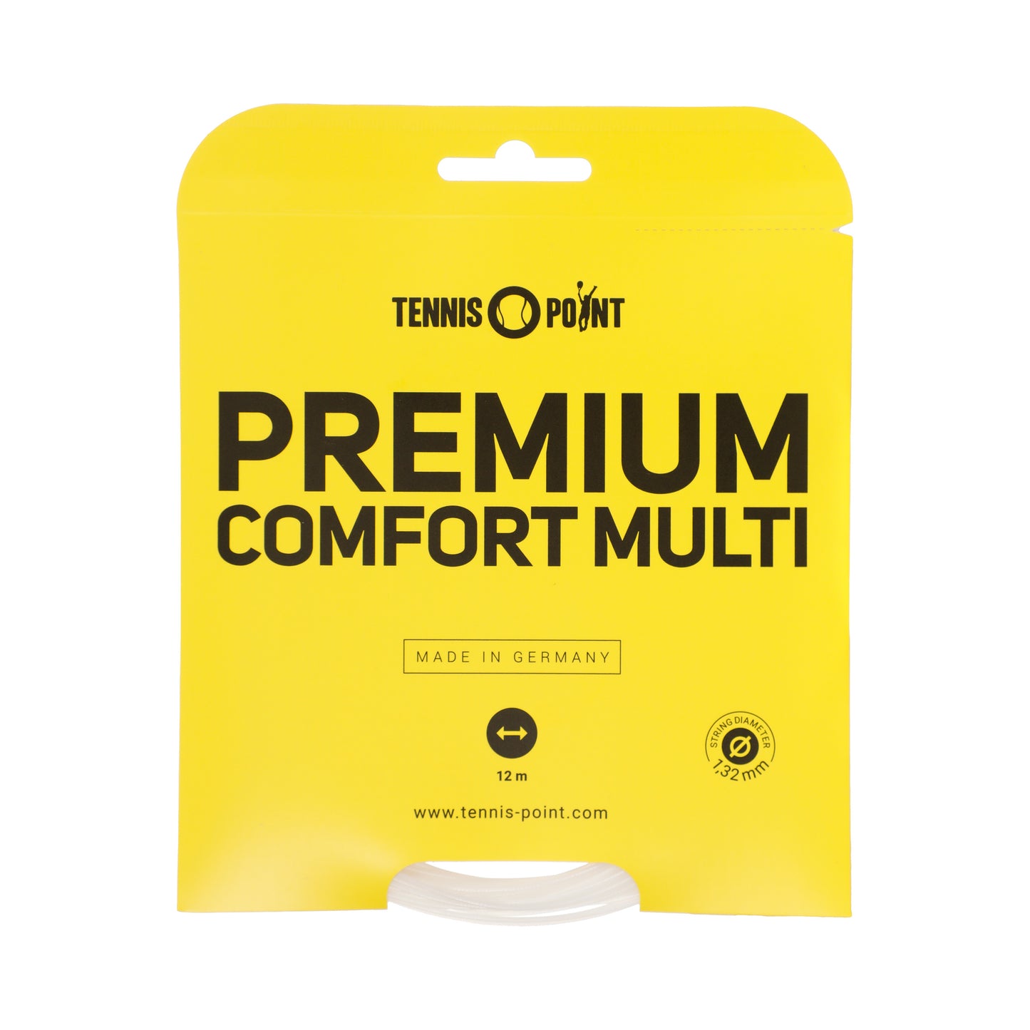 Tennis-Point Premium Comfort Multi Výpletová Sada 12m-Bílá