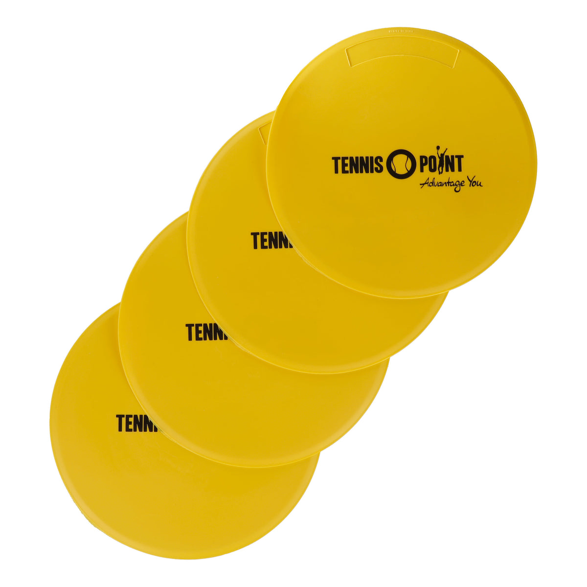 Tennis-Point 4er Pack Označení Kruhy-Žlutá,Černá