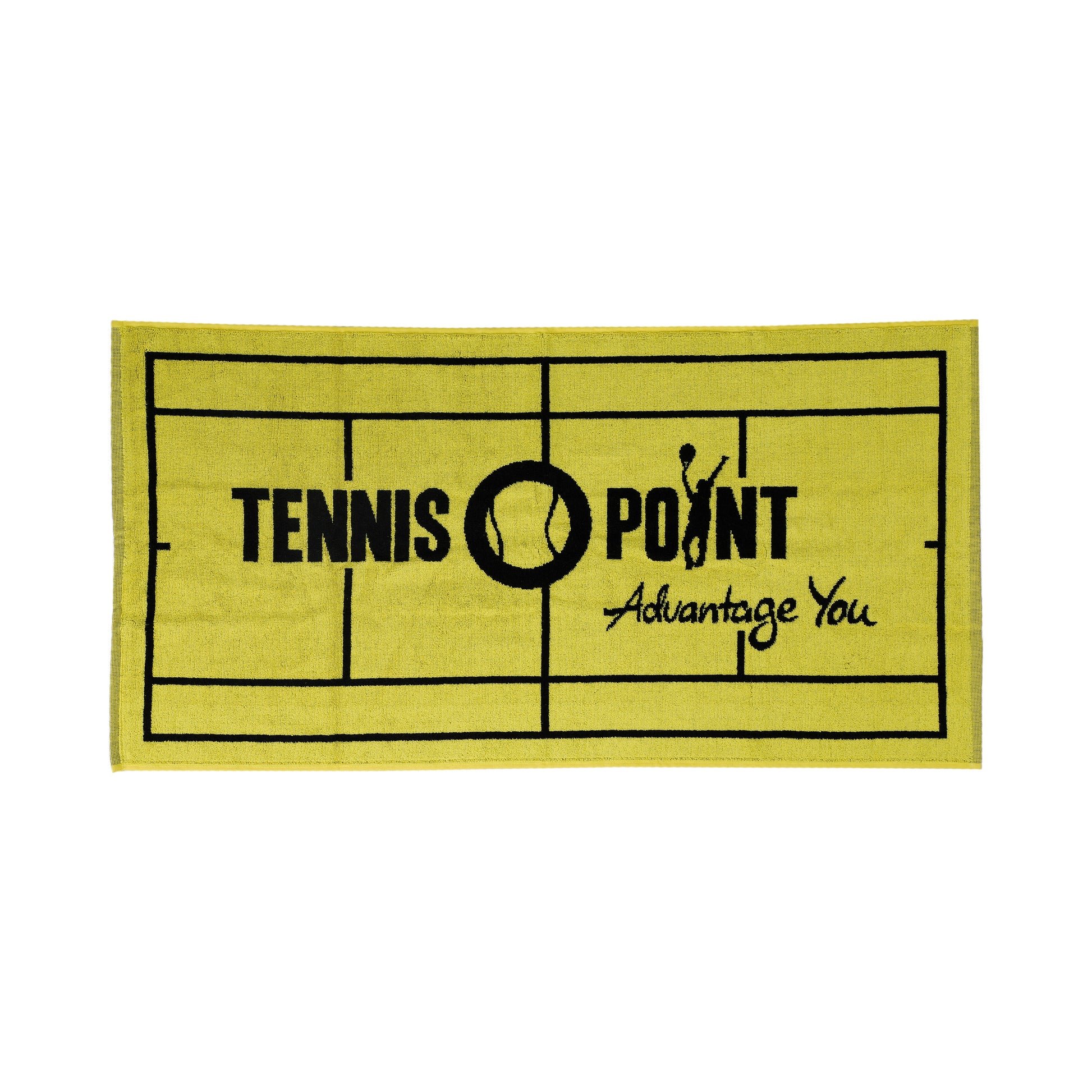 Tennis-Point 50x100 Ručník-Žlutá,Černá