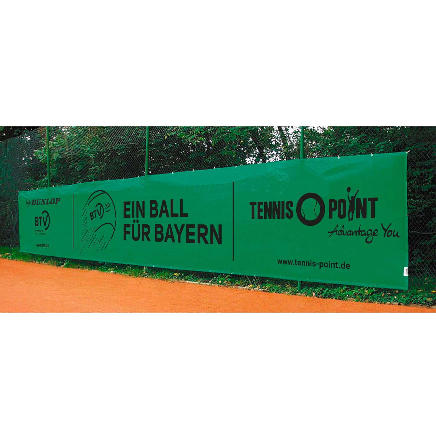 Tennis-Point Dunlop - Ein Ball für Bayern Zástěna 12x2m