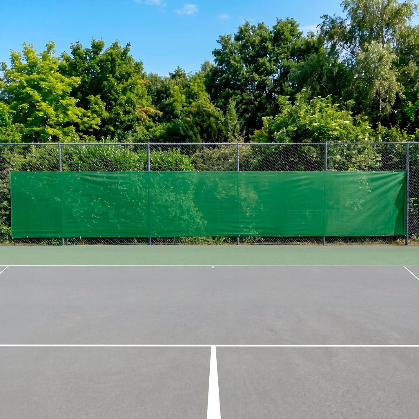 Tennis-Point Blanko 12x2m Zástěna-Zelená