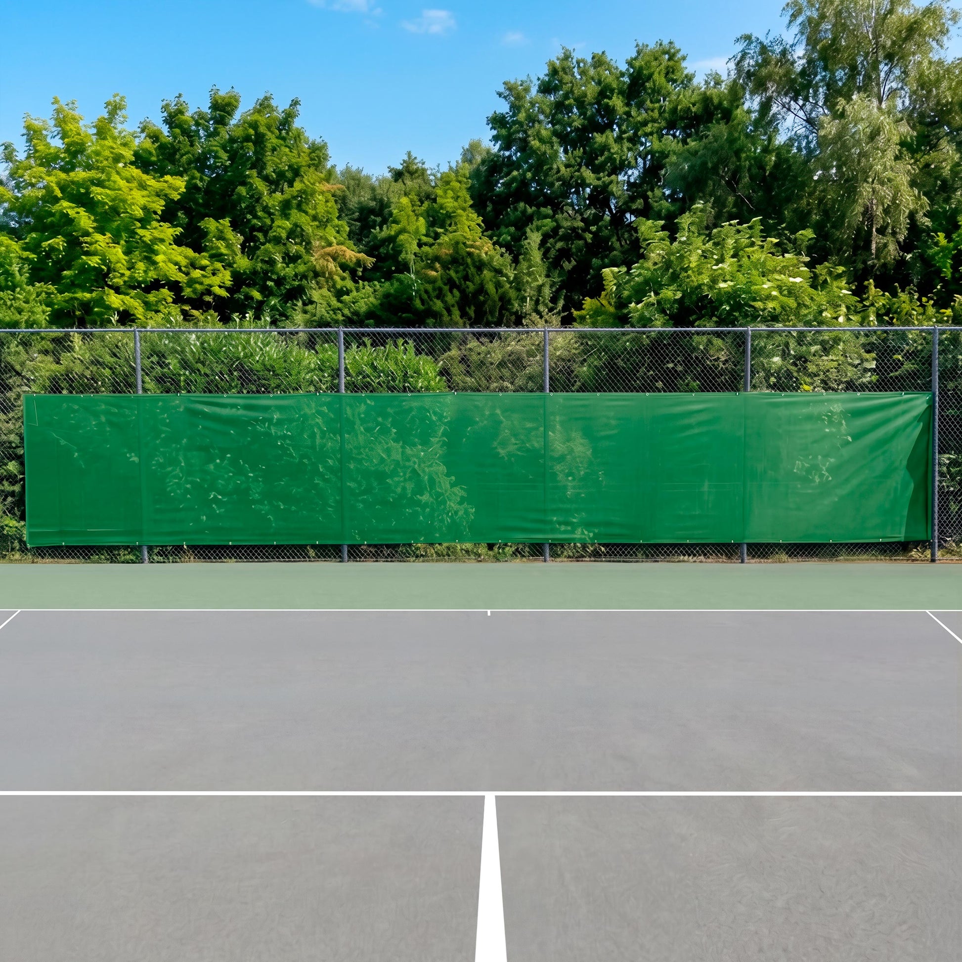 Tennis-Point Blanko 12x2m Zástěna-Zelená