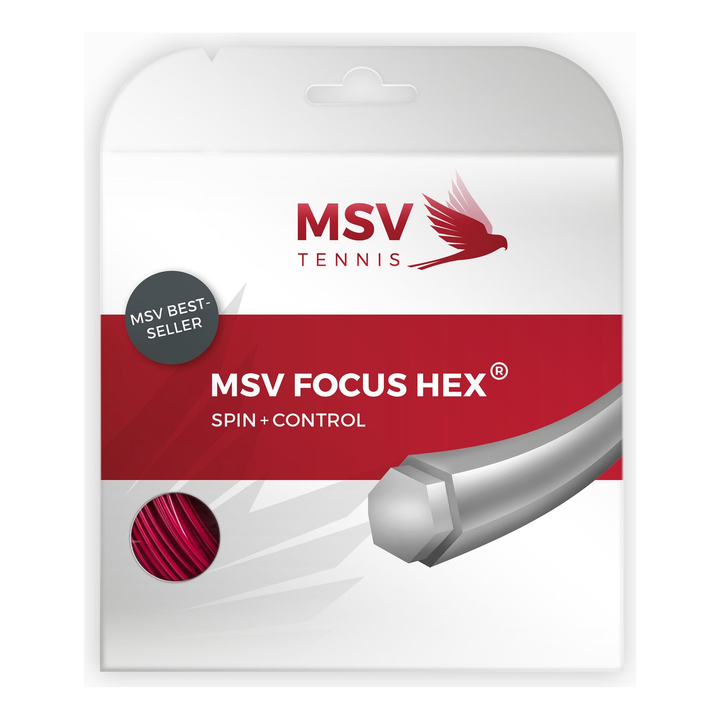 MSV Focus-HEX Výpletová Sada 12m-Červená