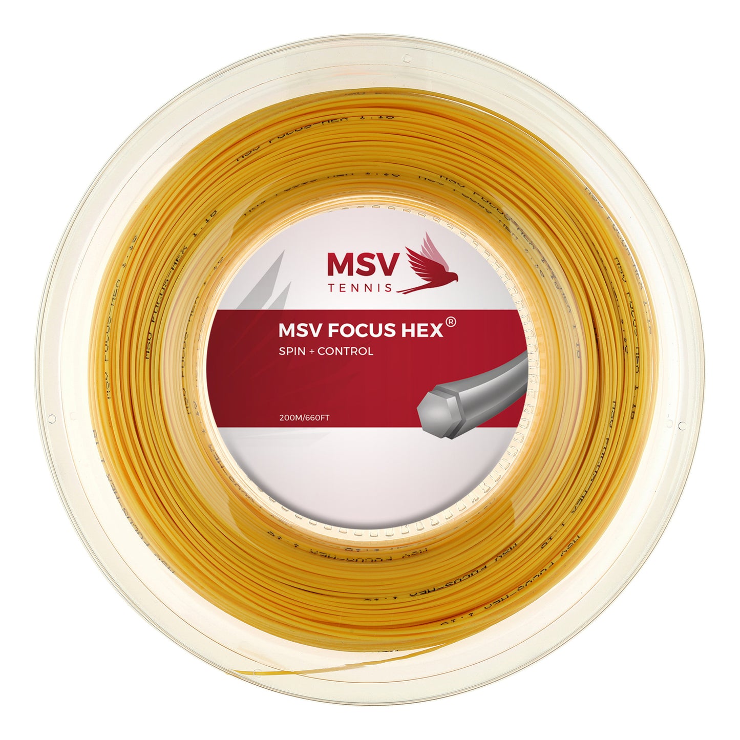 MSV Focus-HEX Výplet-Role 200m-Žlutá