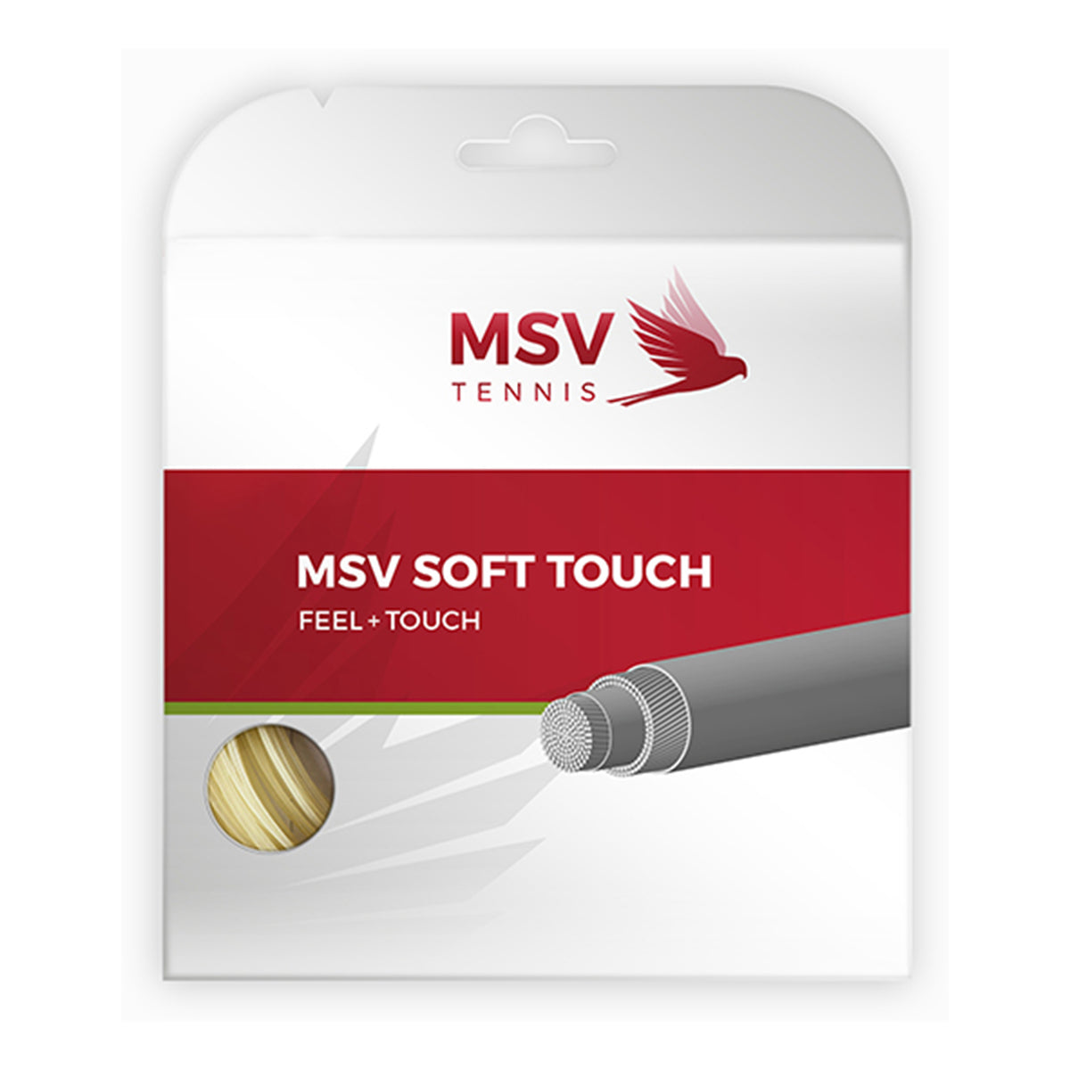 MSV Soft-Touch natur Výpletová sada 12m - šedá