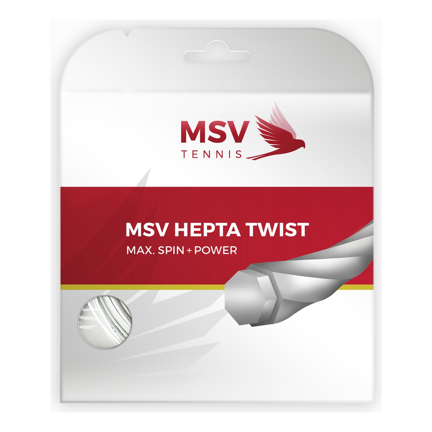 MSV Hepta-Twist Výpletová Sada 12m-Bílá