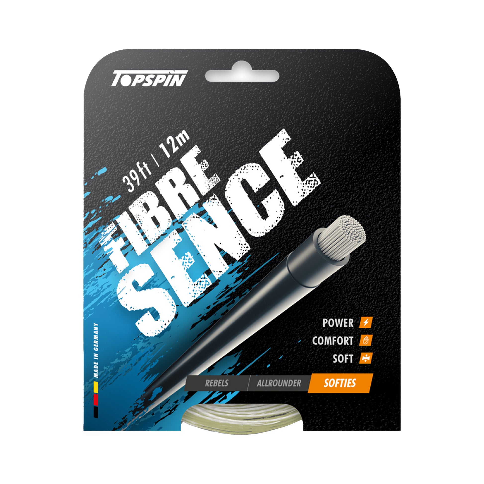 Topspin Fibre Sence 12m Výpletová Sada-Přírodní Barvy