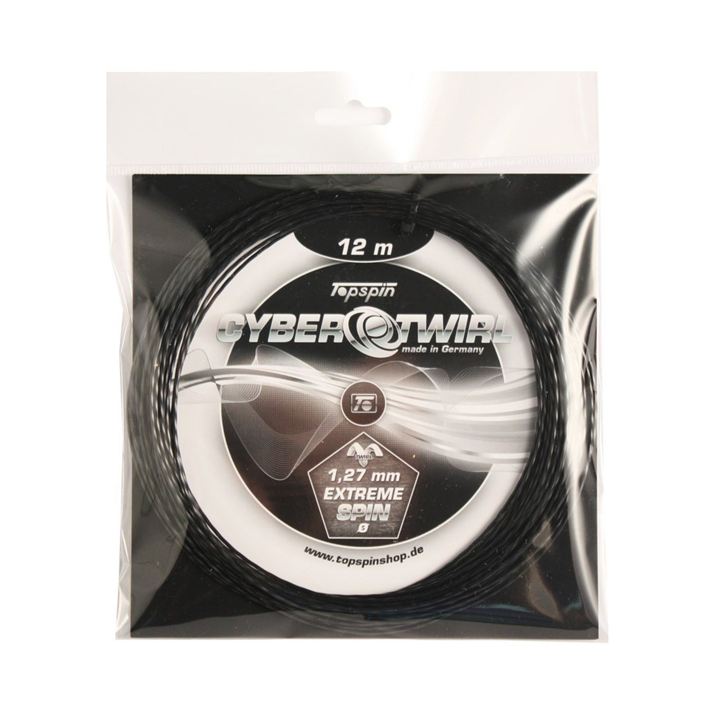 Topspin Cyber Twirl 12m Výpletová Sada-Černá