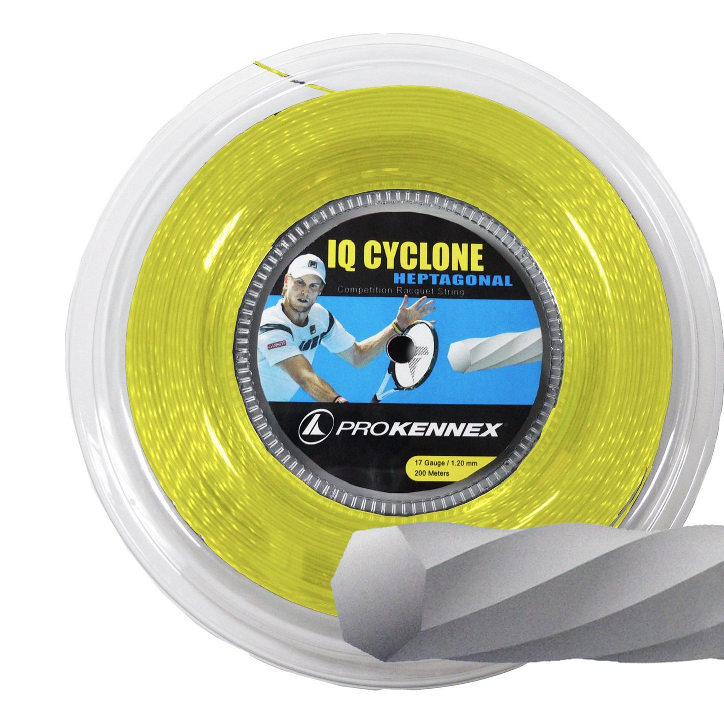 PROKENNEX IQ Cyclone Výplet-Role 200m-Žlutá