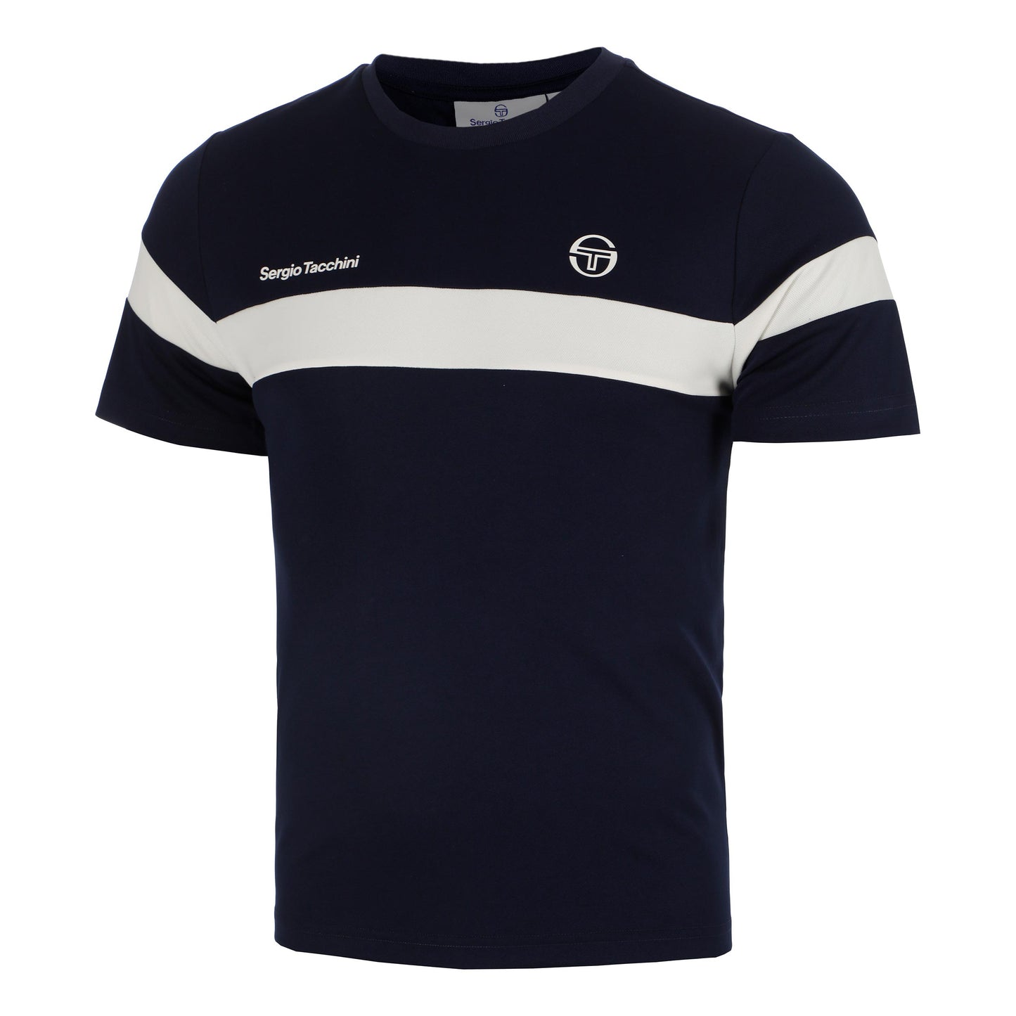 Sergio Tacchini Leone PL Tričko Muži - tmavě modrá, bílá