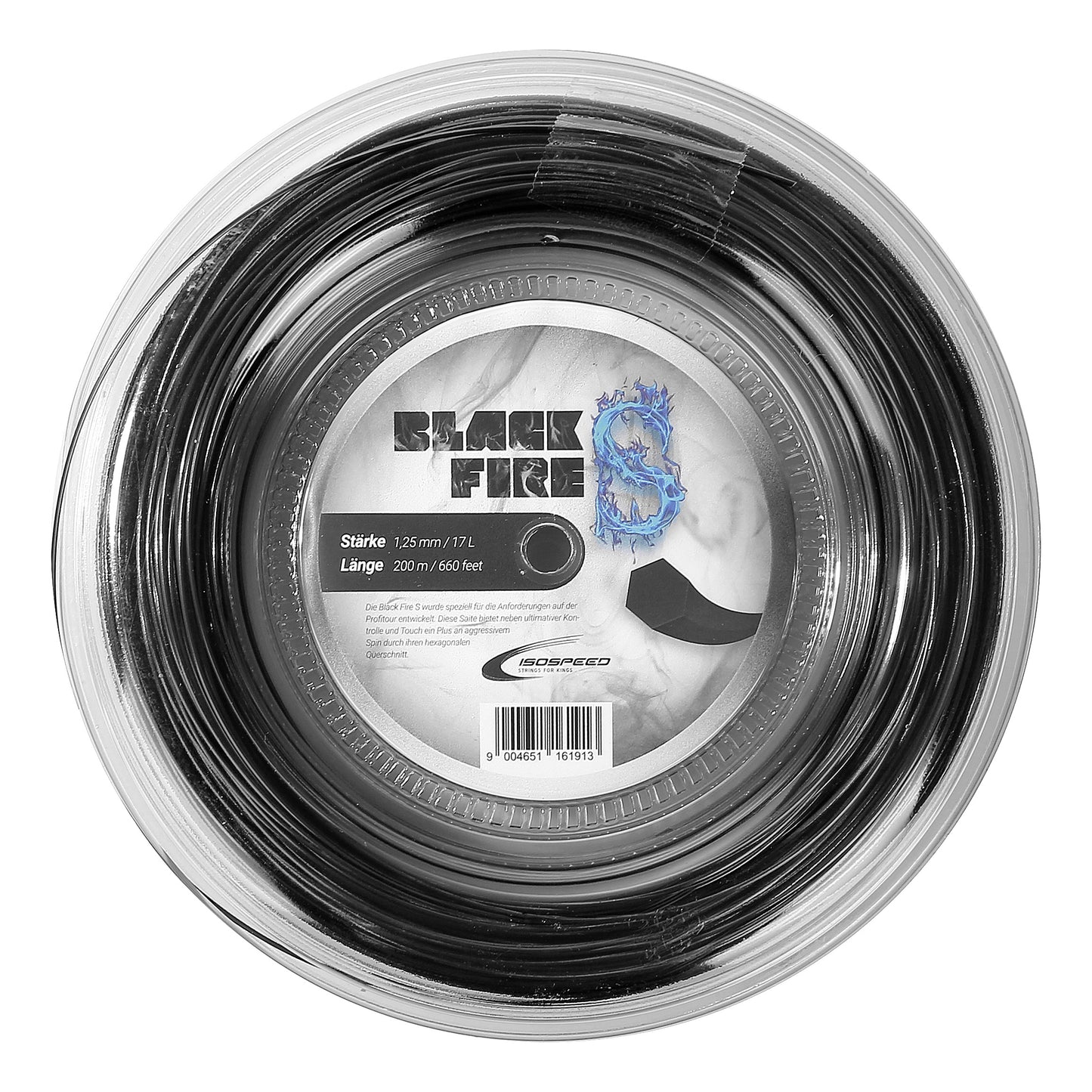 Isospeed Black FireS Výplet-Role 200m-Černá