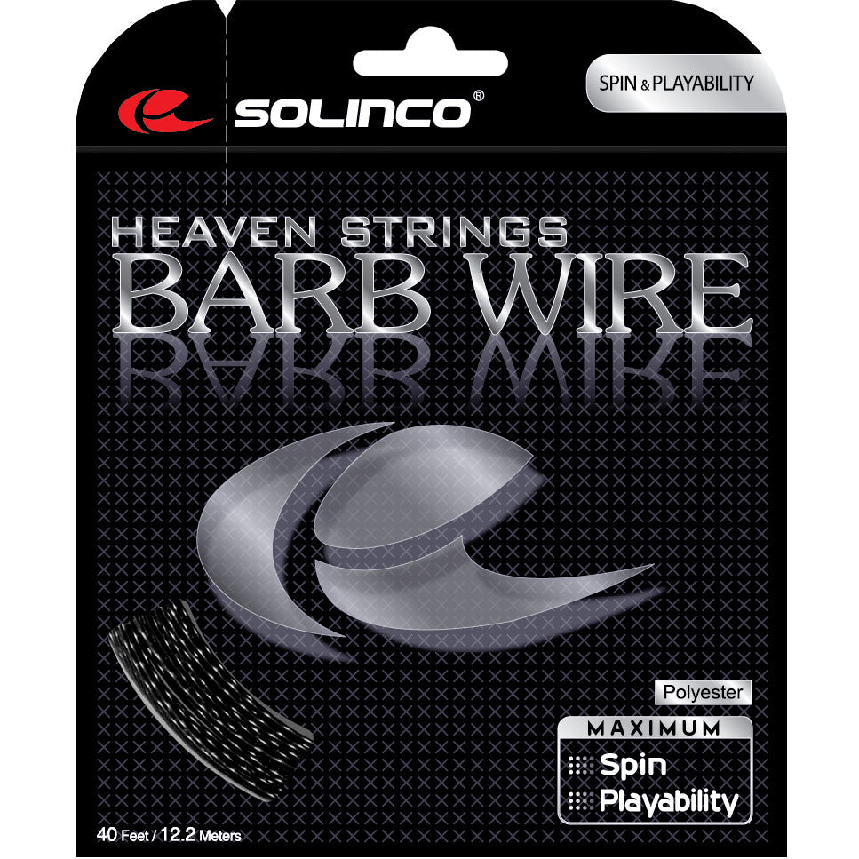 Solinco Barb Wire Výpletová Sada 12,2m-Černá