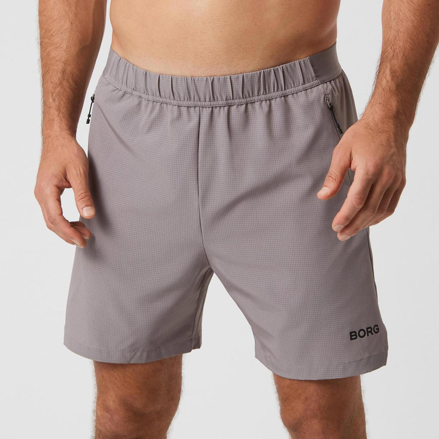 Björn Borg Borg Zip 7 Inch Šortky Muži - béžová