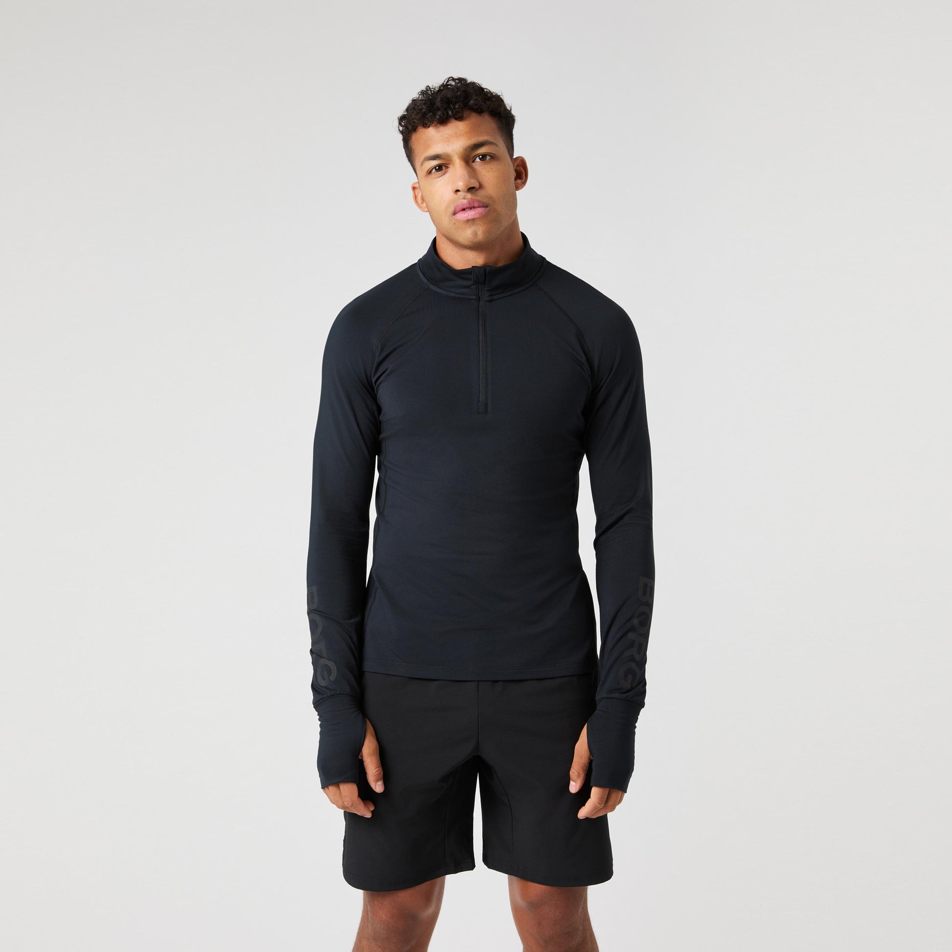 Björn Borg Midlayer Half Zip S dlouhým rukávem Muži - černá