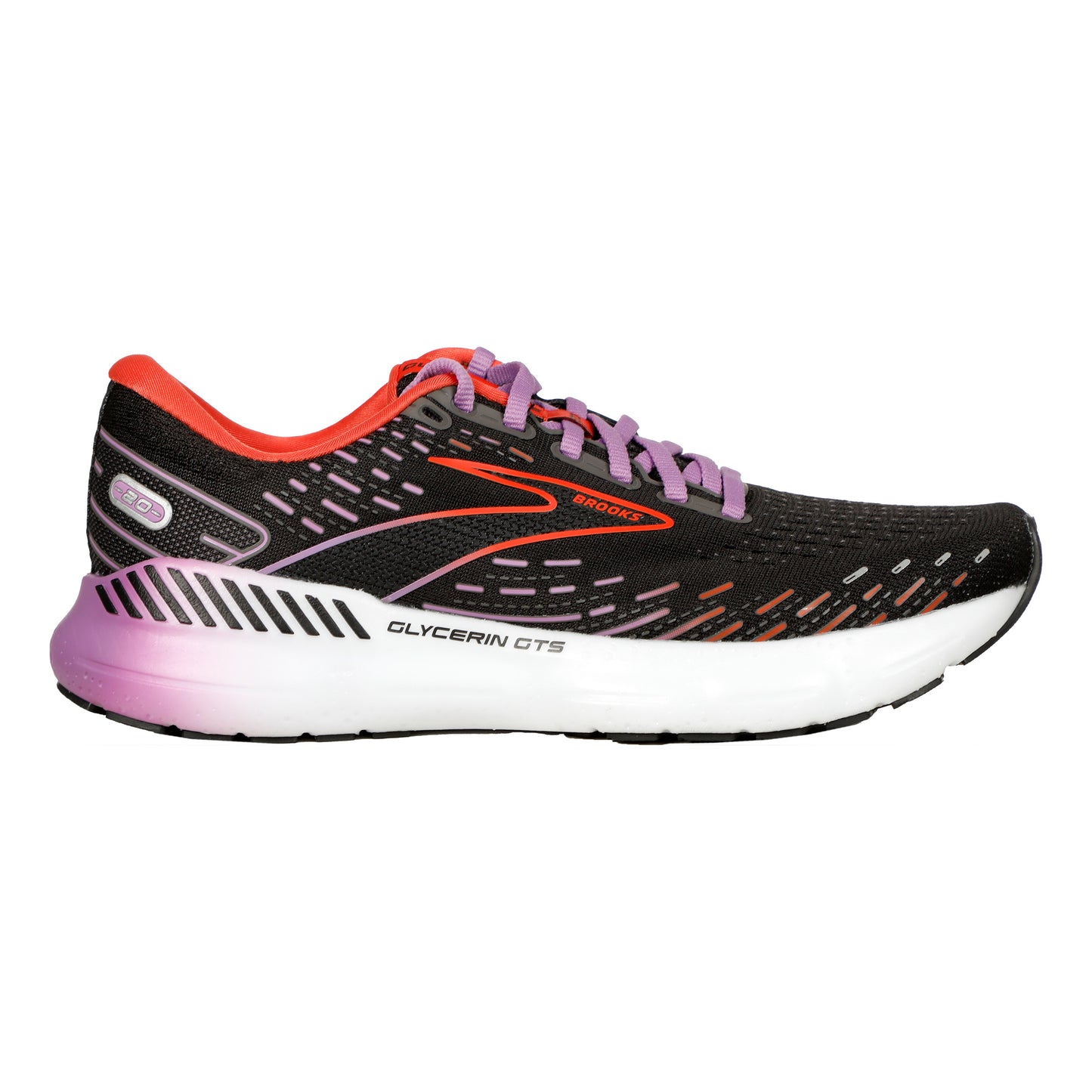 Brooks Glycerin 20 Neutrální Obuv Dámy-Černá,Oranžová