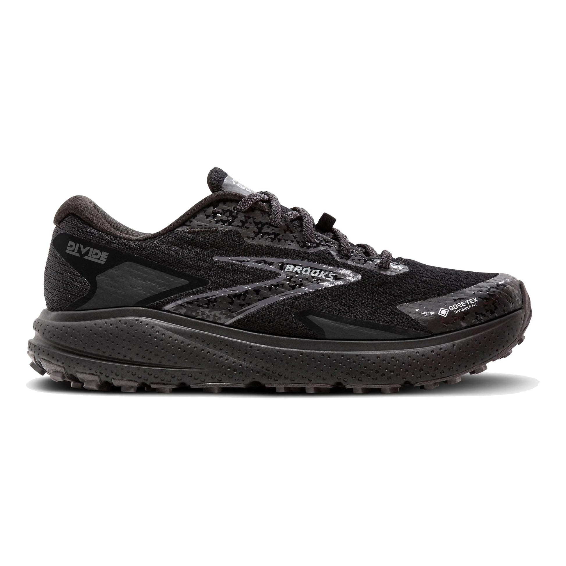 Brooks Divide 5 GTX Obuv pro měkčí povrch,žádný asfalt Dámy - černá, šedá