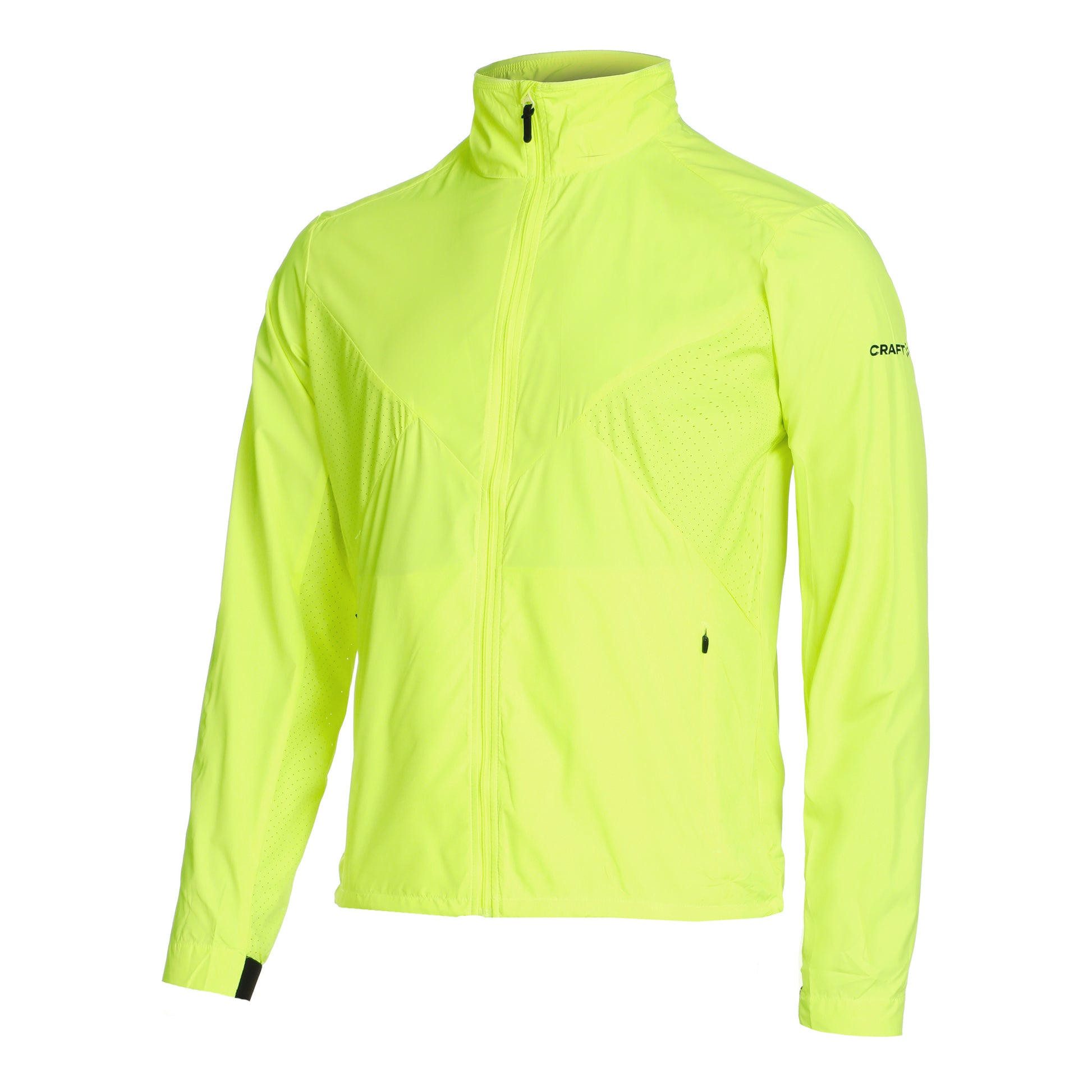 Craft ADV Essence Wind Běžecká bunda Muži - neonově žlutá,