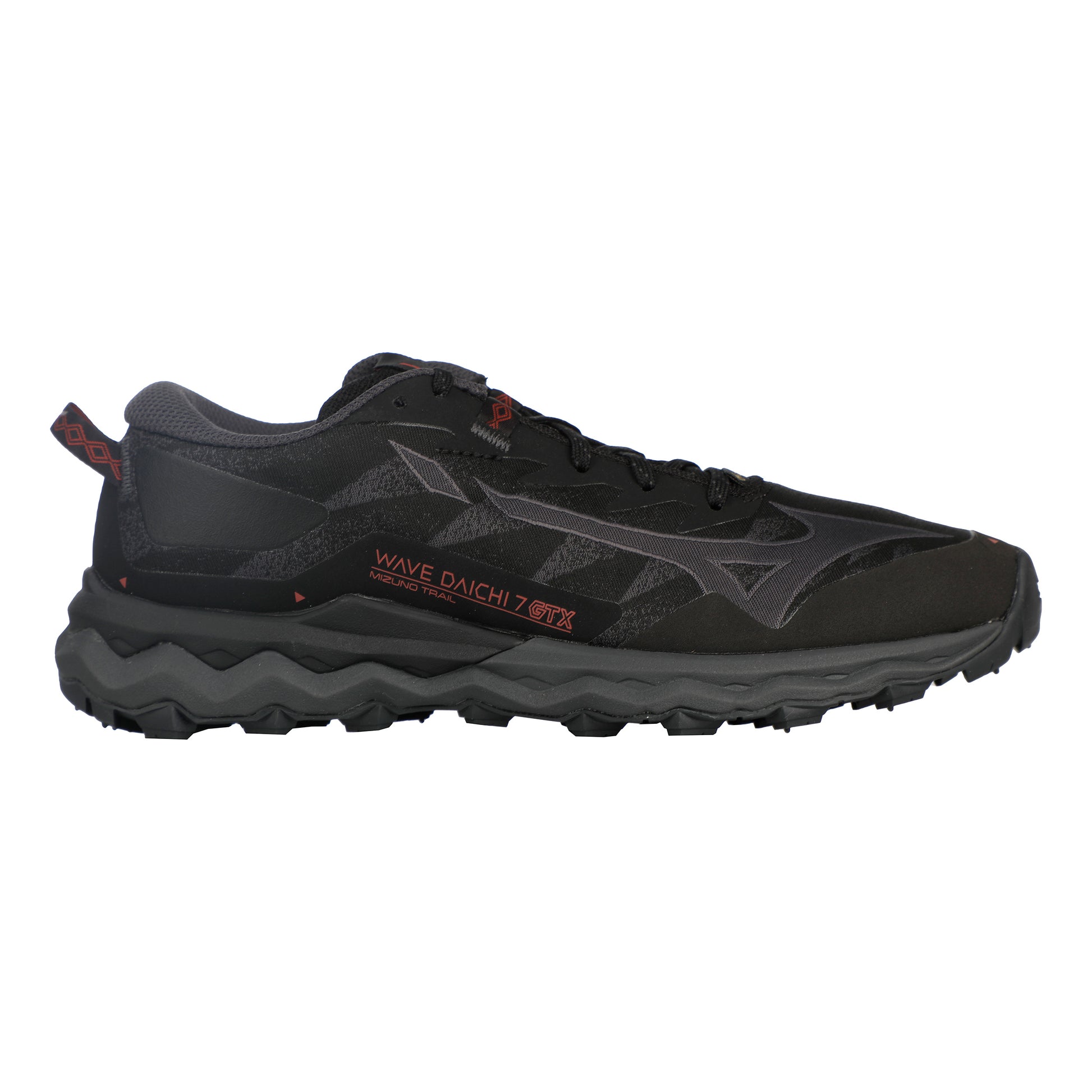 Mizuno Wave Daichi 7 GTX Obuv pro měkčí povrch,žádný asfalt Dámy - černá, tmavě šedá