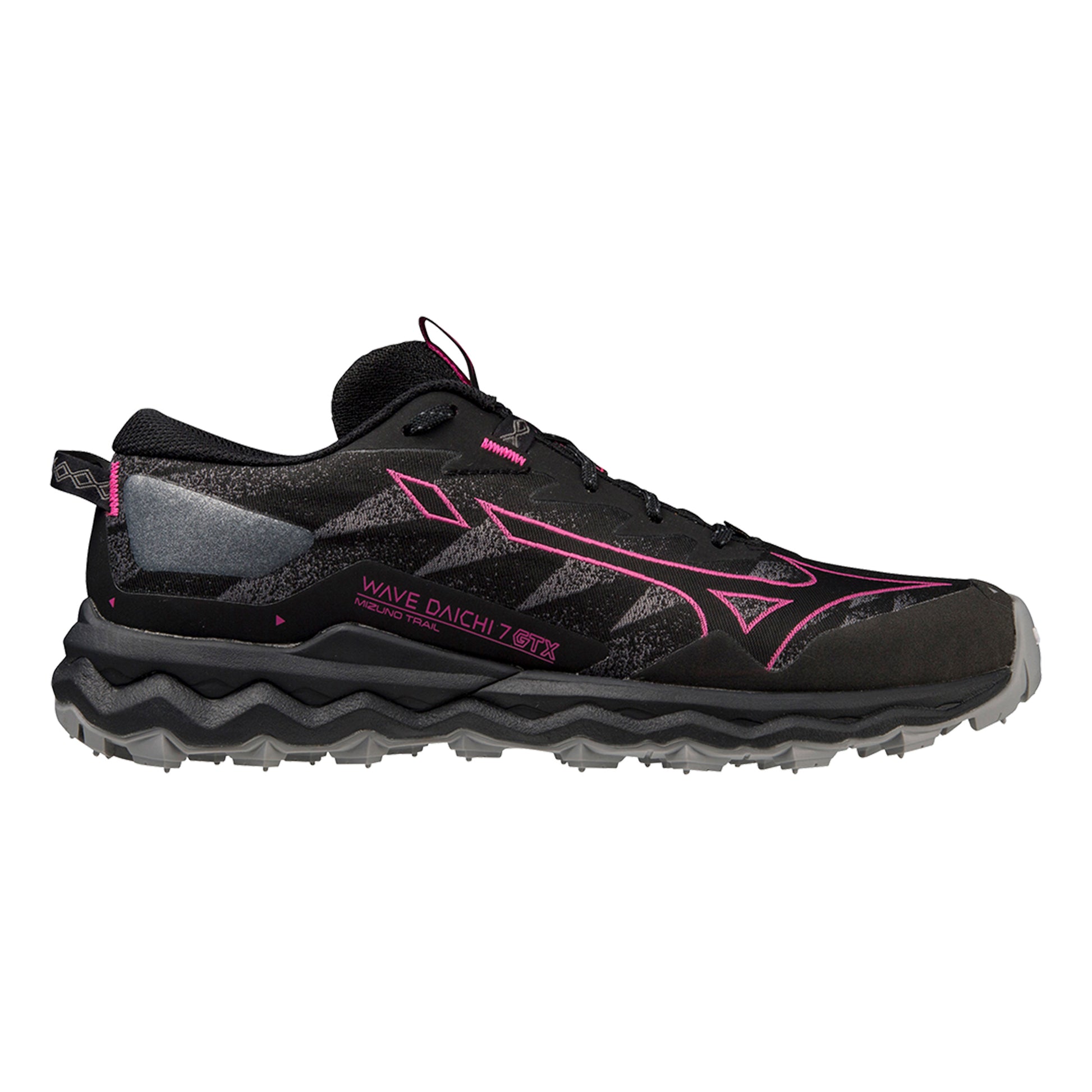Mizuno Wave Daichi 7 GTX Obuv pro měkčí povrch,žádný asfalt Dámy - černá,