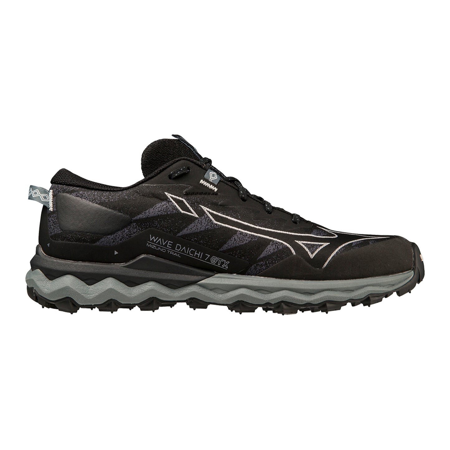 Mizuno Wave Daichi 7 GTX Obuv pro měkčí povrch,žádný asfalt Dámy - černá, šedá