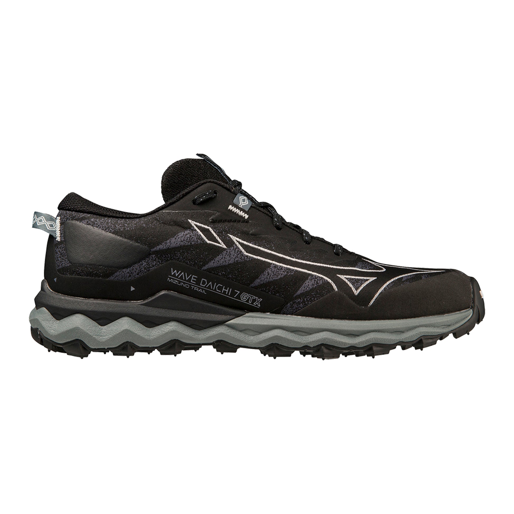 Mizuno Wave Daichi 7 GTX Obuv pro měkčí povrch,žádný asfalt Dámy - černá, šedá
