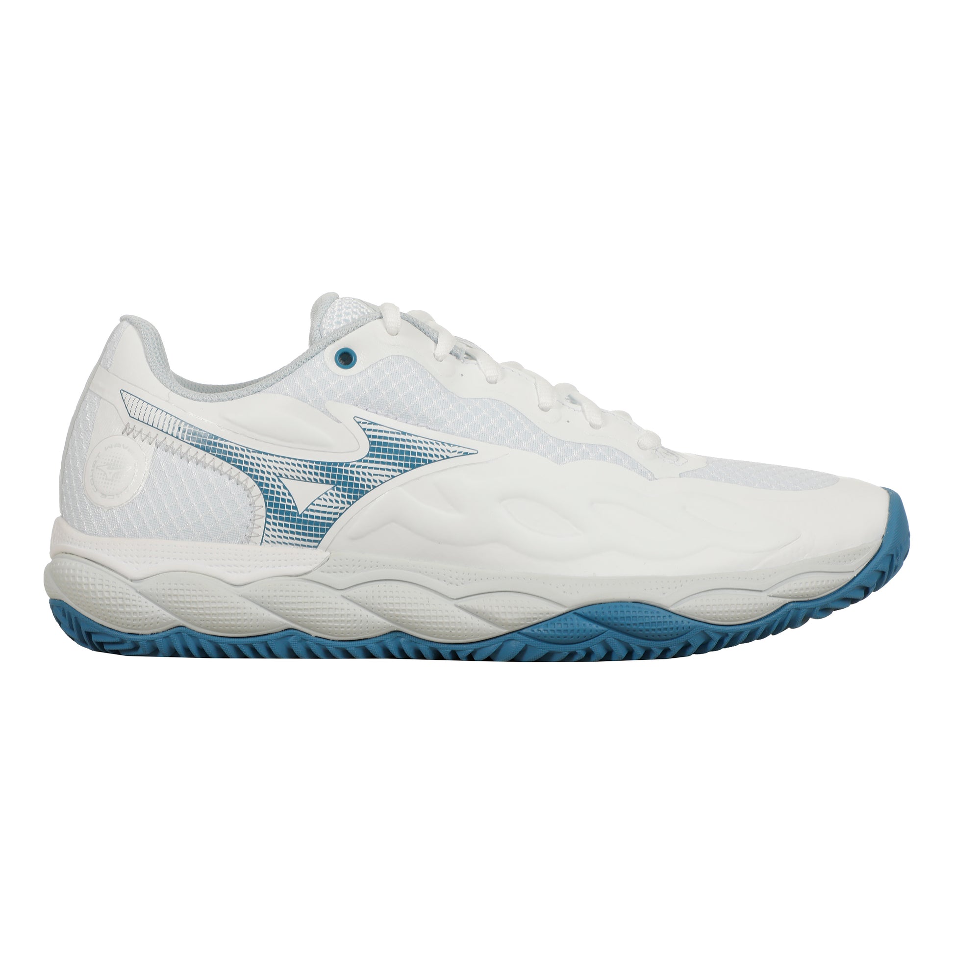 Mizuno Wave Enforce Court Obuv na antuku Dámy - bílá, modrá