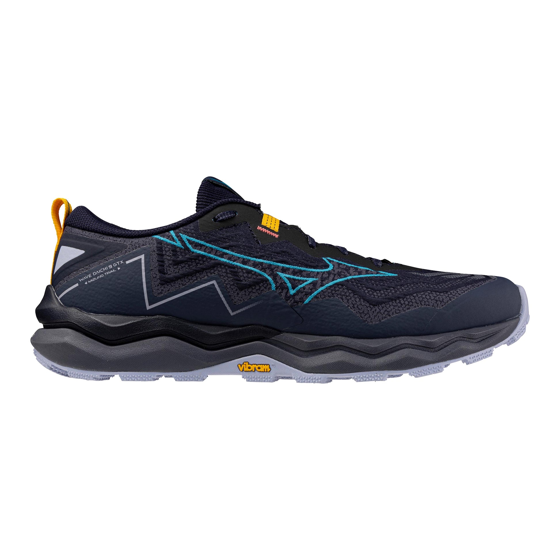 Mizuno Wave Daichi 9 GTX                   Obuv pro měkčí povrch,žádný asfalt Muži-tmavě modrá, modrá