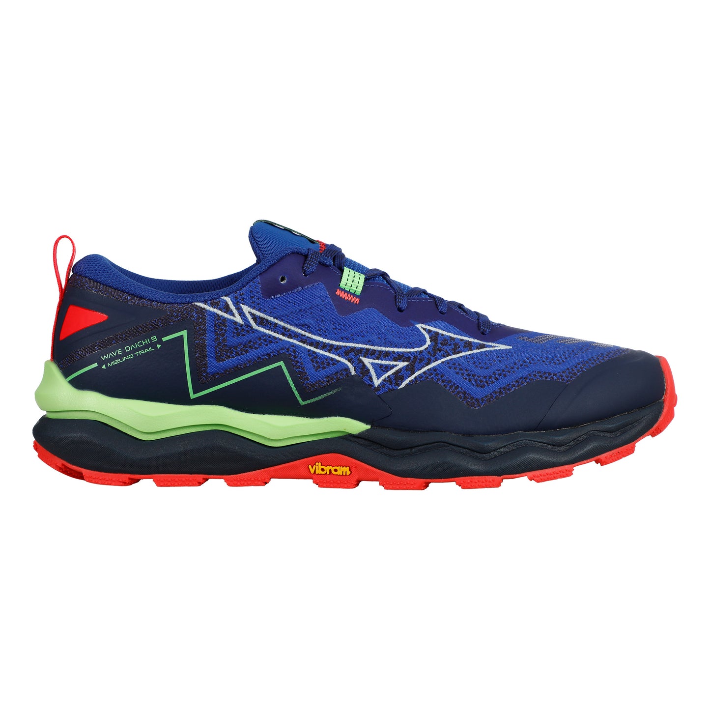 Mizuno Wave Daichi 9                       Obuv pro měkčí povrch,žádný asfalt Muži-tmavě modrá, bílá
