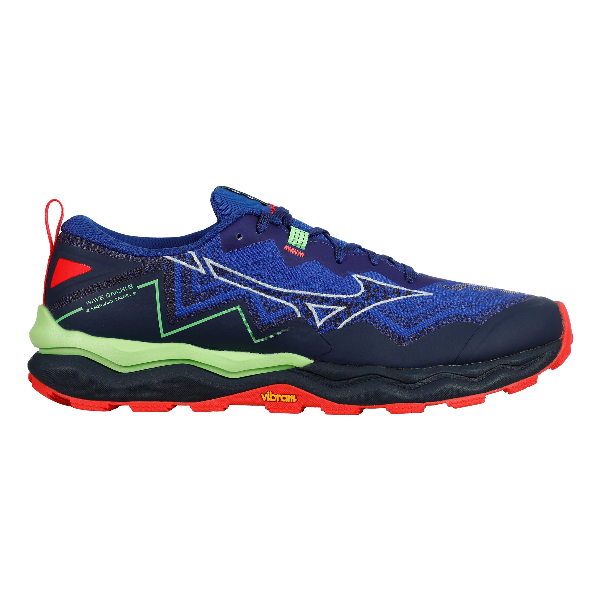 Mizuno Wave Daichi 9                       Obuv pro měkčí povrch,žádný asfalt Muži-tmavě modrá, bílá