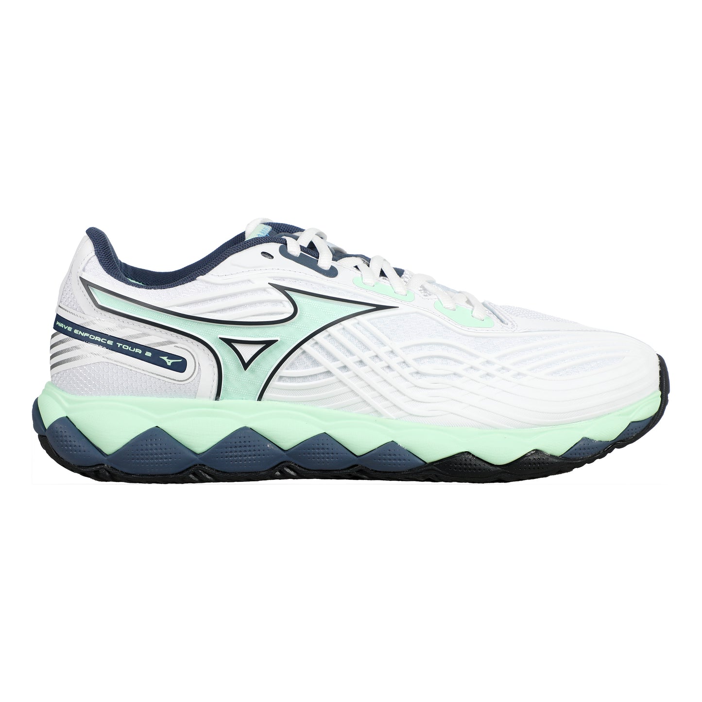 Mizuno Wave Enforce Tour 2 Obuv na všechny povrchy Muži - bílá, mint