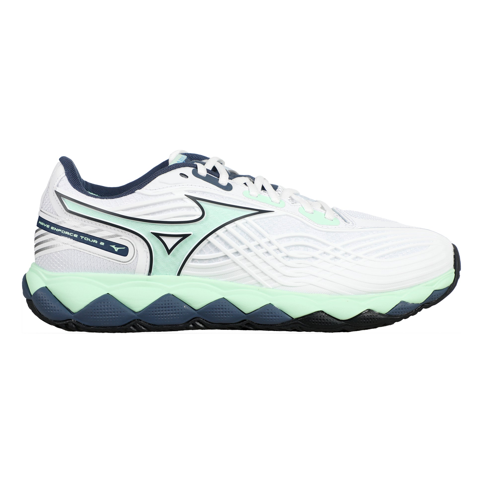 Mizuno Wave Enforce Tour 2 Obuv na všechny povrchy Muži - bílá, mint