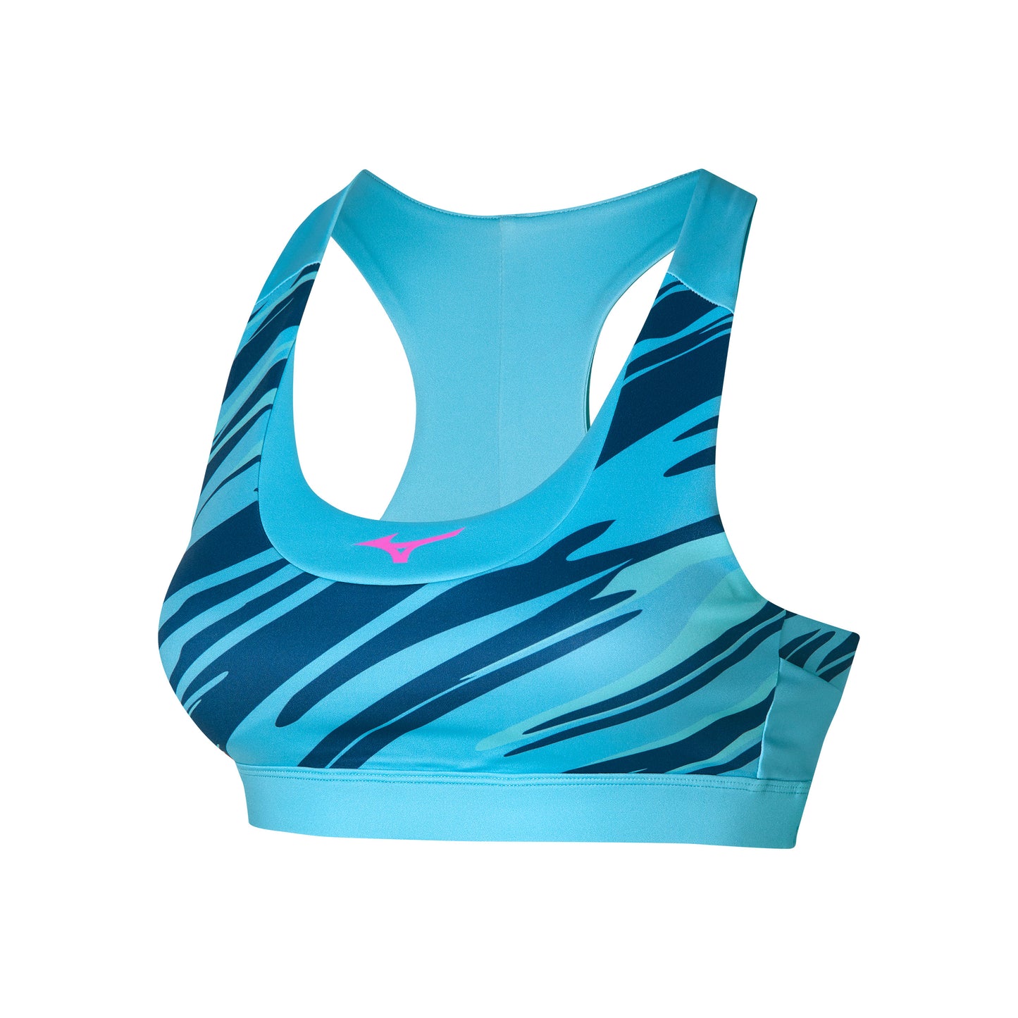 Mizuno Alpha Graphic Sportovní podprsenka Dámy - modrá,