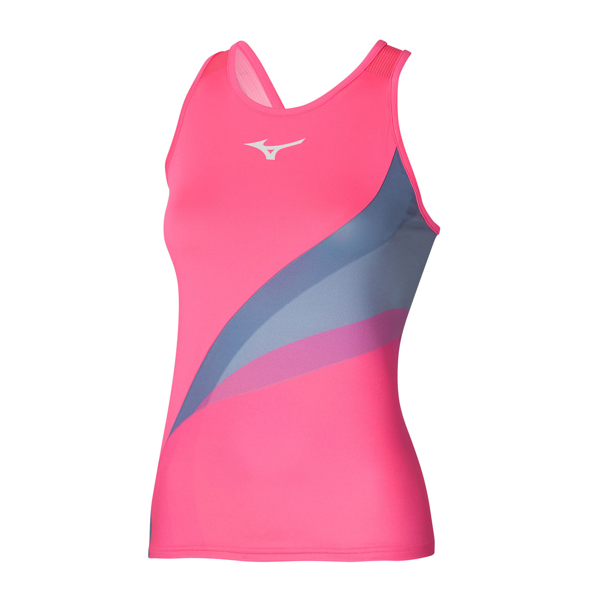Mizuno Release Printed Sportovní tílko Dámy - růžová, vícebarevné