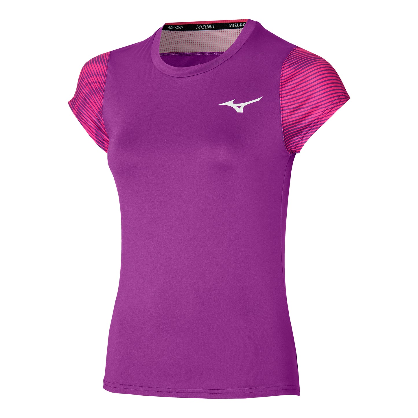 Mizuno Charge Printed Tričko Dámy-Fialová