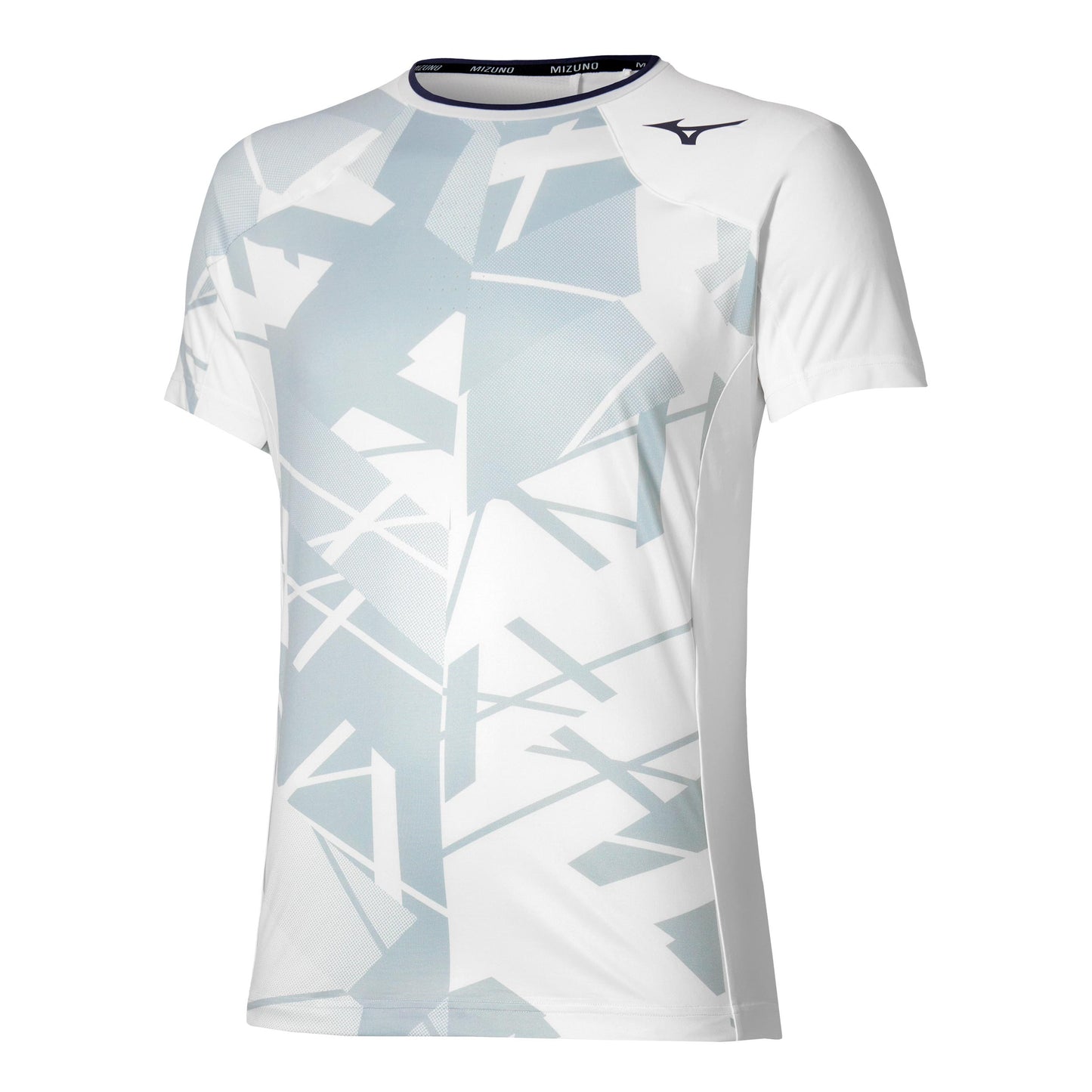 Mizuno Daybreakers Shadow Graphic Tričko Muži-Bílá,Šedá