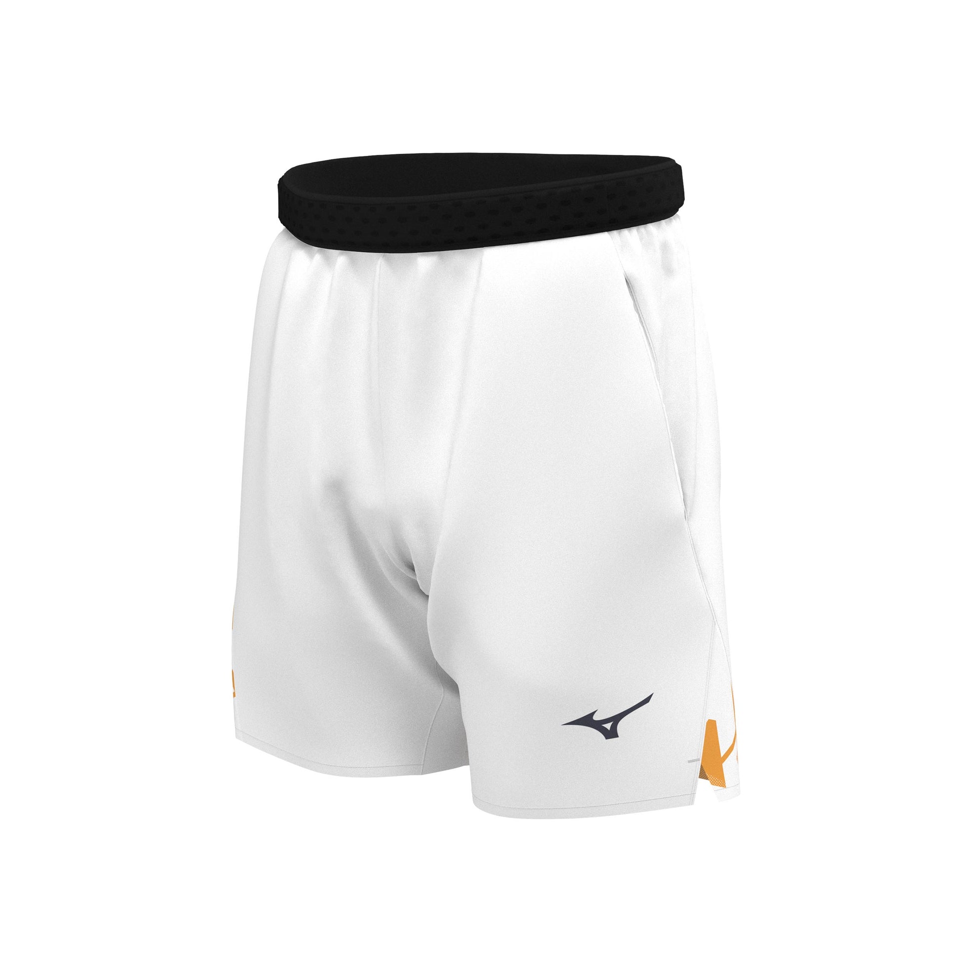 Mizuno Daybreakers Amplify 8in Šortky Muži-Bílá,Citrónově Žlutá