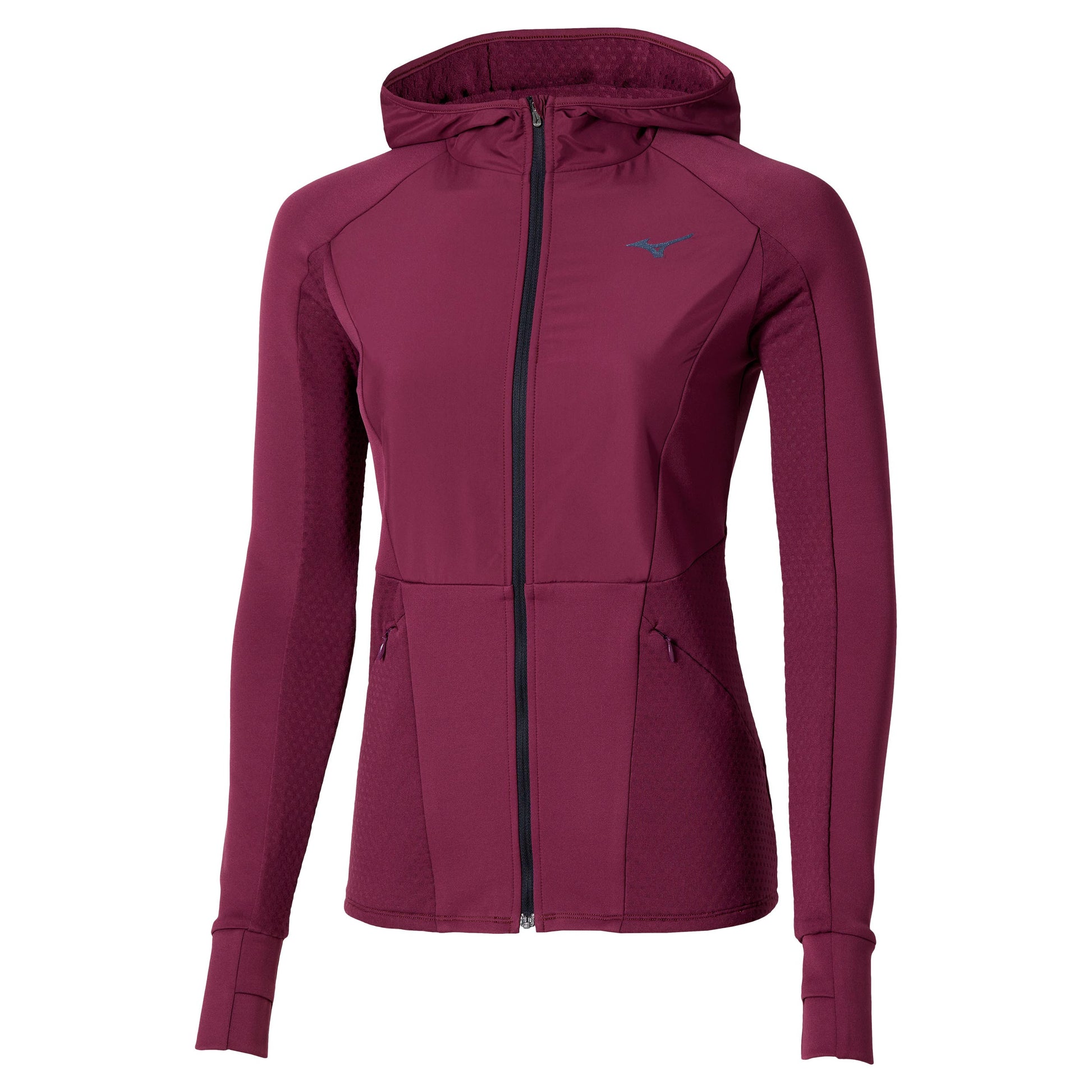 Mizuno Active Warmalite Hybrid Full Zip Běžecké Tričko Dámy-Fialová