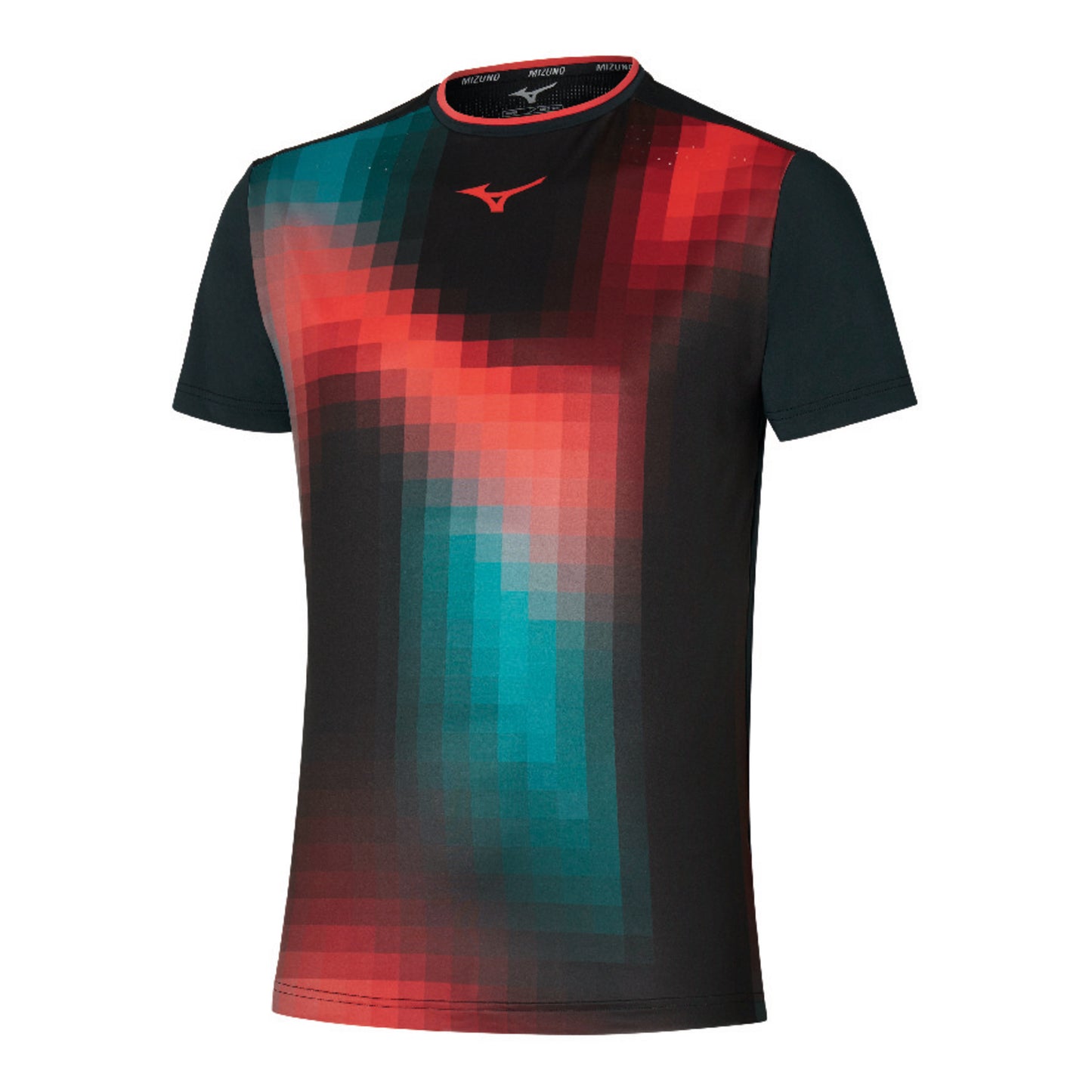 Mizuno Frontier Shadow Graphic Tričko Muži-Černá,Vícebarevné