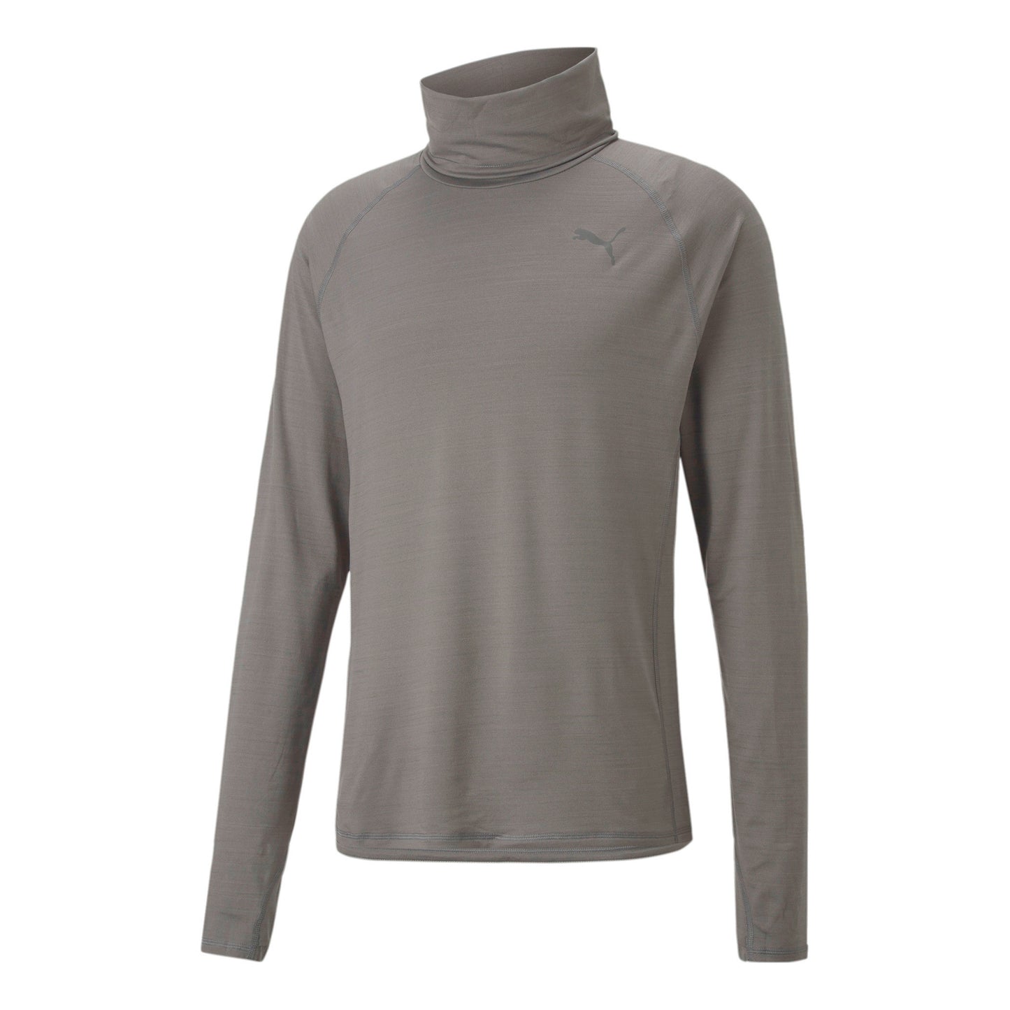 Puma Cloudspun High Neck Longsleeve S dlouhým rukávem Muži - šedá,