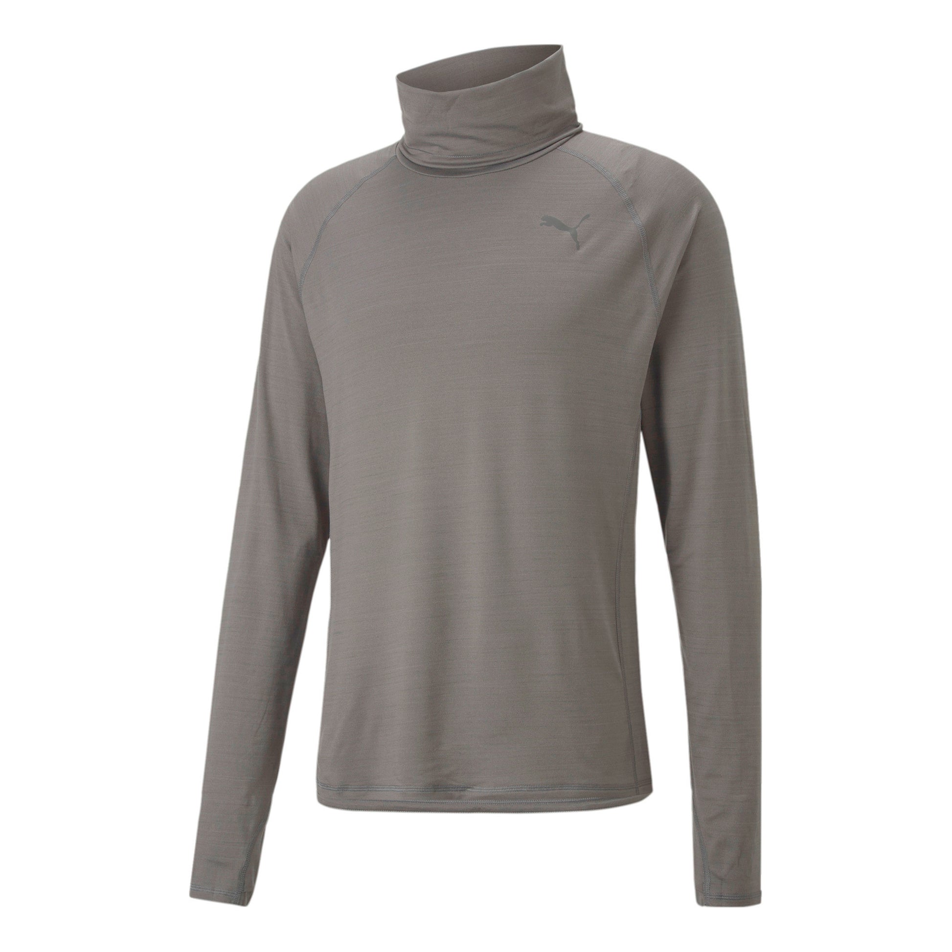 Puma Cloudspun High Neck Longsleeve S dlouhým rukávem Muži - šedá,