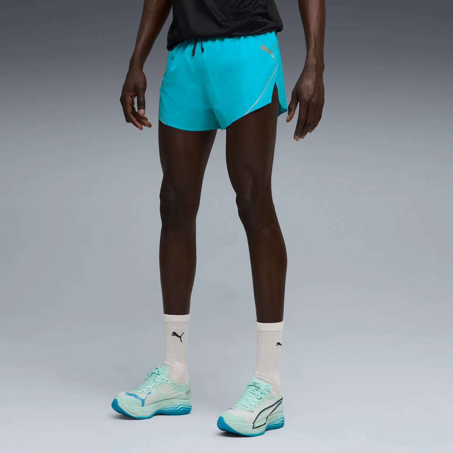 Puma Raceday Ultraweave 3in Split Běžecké Šortky Muži-Modrá